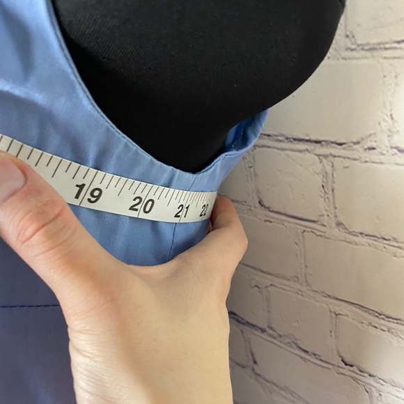 VINTAGE 1950’s maxi blue dress - Picture 9 of 11